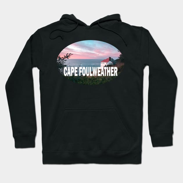 Cape Foulweather Oregon Hoodie by stermitkermit
